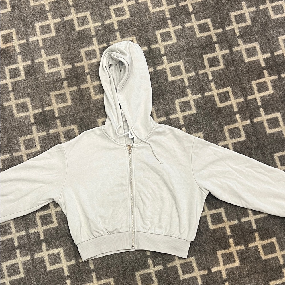 H&M Kids Light Gray Zip-Up Hoodie